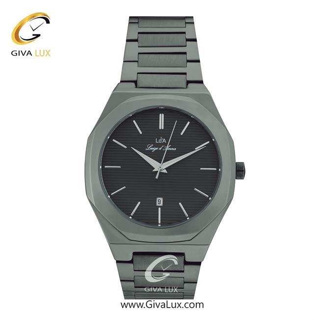 ساعت مچی اورجینال مردانه LdA تیتانیوم | تیتانیوم(زغالی)| مشکی| کد رفرنس 2501